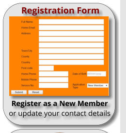 Registration Form Register as a New Member or update your contact details